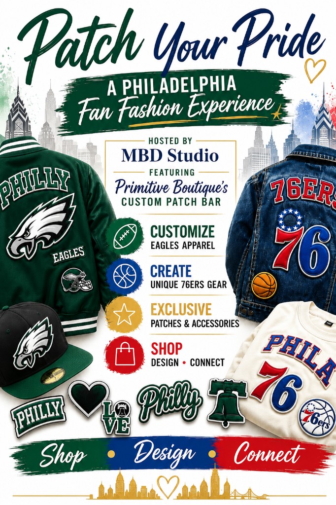 Patch Your Pride — A Philadelphia Fan Fashion Experience flyer